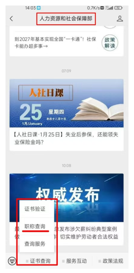 职称在全国12333查询信息的操作流程(图13)